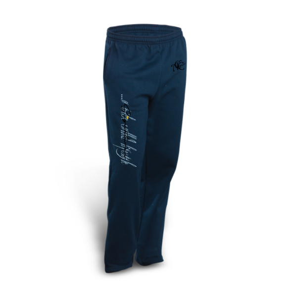 Oversized Navy Blue Unisex Open Bottom Pant- a tribe called lifestyle