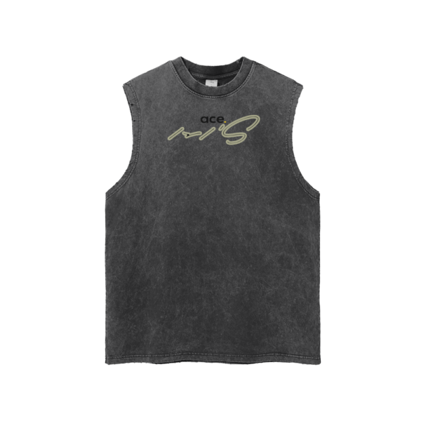 ace Signatures Unisex Stone Washed Tank Top