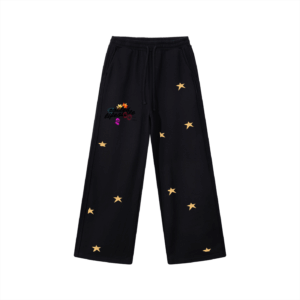 Raw Edge Straight Leg Pant